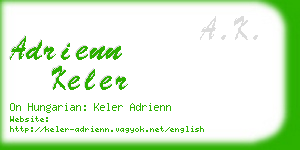 adrienn keler business card